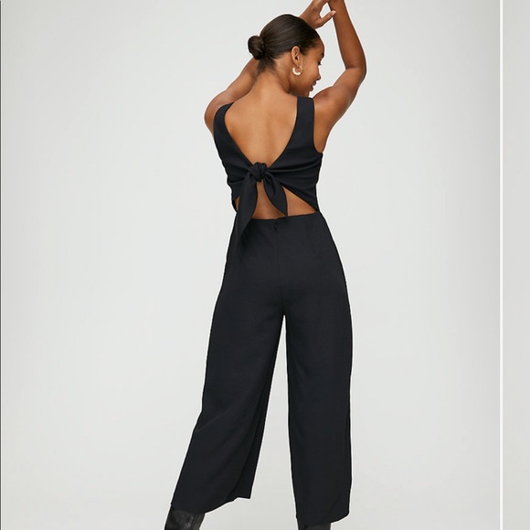Aritzia Pants & Jumpsuits Aritzia Coulement Jumpsuit Black Poshmark